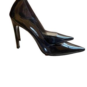 NEW Good American Light Smoke Cinder-f*cking-rella Pumps Sz 8.5